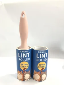 Household Cleaning Portable Lint Brush Paper Sticky Lint Tape Roller for Dog Cat Pet Hair Lint Rollers for Clothes