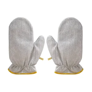 Household Cleaning Steel Wire Dishwashing Gloves Kitchen Heat Insulation Waterproof Winter Thickened Dishwashing Gloves