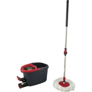 Household Cleaning Supplies Spinning Mop Bucket with Pedal Set Microfiber Mops Cleaning Floor Mops Bucket Easy Wring