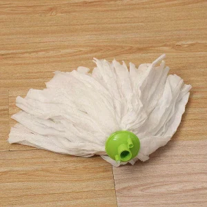 Household Cleaning Tool Floor Mop Microfiber Cleanroom Mop Long Handle Water Reusable Mop Head Refill Replacement With Holes