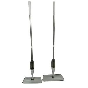 Household Cleaning Tools 360 Spinning Spray Flat Mop with Refillable Bottle and Washable Pad