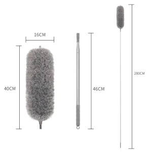 Household Cleaning Tools Accessories Flexible Adjustable Telescopic Durable Washable Rotatable Extendable Duster