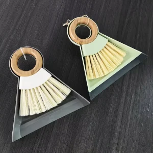 Household Cleaning Tools Accessories Hand Mini Broom and Dustpan Set Bamboo Brush and Dustpan