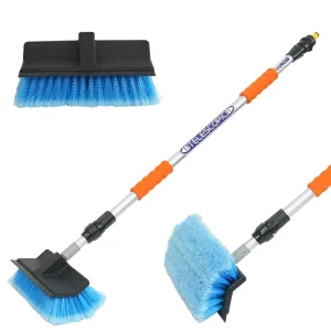 Household Cleaning Tools & Accessories Multiple Brush with Telescopic Water Fed Pole Cleaning Set for Home and Office