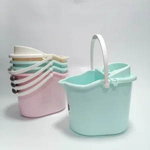 Household Cleaning Tools & Accessories Plastic Durable 16.5L Mop Bucket Without Wheel, Carton Buckets, No Fold