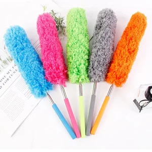 Household Cleaning Tools Dusting Brush Microfiber Feather Duster with Extendable Handle