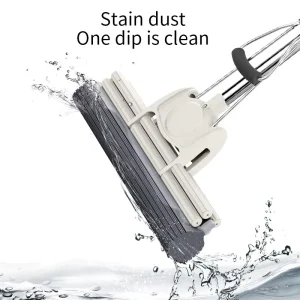 Household Cleaning Tools Extendable Floor Cleaner Super Sponge Mops Telescopic Rod Mob Aluminum Handle Pva Mop