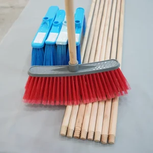 Household Cleaning Tools Home Cleaning Wooden Brom Stick Wooden Broom and Dustpan Set Magic Sweeper with Floor Mop & Sweeper