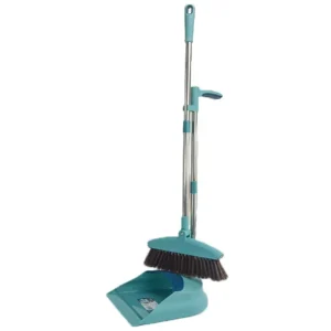 Household Cleaning Tools Set Plastic Broom and Lobby Dustpan With PET Bristle