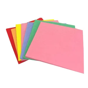 Household Cleaning Wipe Tablecloth Color Needled Non Woven Kitchen Dish Towel Made of Viscose