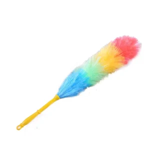 Household Colorful Microfiber Feather Duster Clean Sweep the Dust Brush