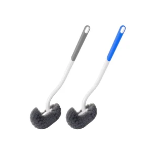 Household Curved Long-handled Toilet Brush Bathroom Cleaning Brush Soft Bristle Toilet Brush No Dead Corners
