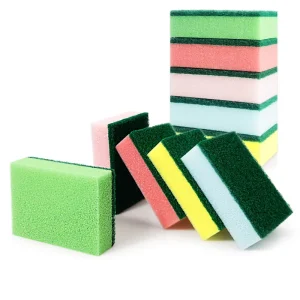 Household Dishwashing Kitchen Cleaning Sponge Scouring Pad for Pot Cookware Cutlery Washing Dish Sponge