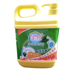 Household Dishwashing Liquid Gel Factory Detergent Kitchen Cleaning Yellow
