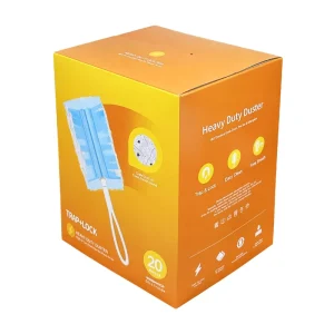 Household Disposable Duster Refills Bulk 20Counts&1Handle Per Box Blue Electrostatic Replacement Head for Cleaning