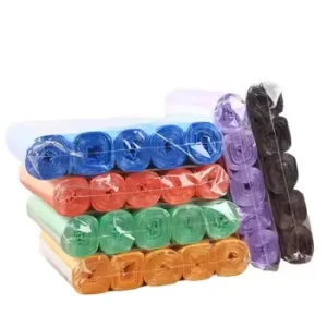 Household Disposable PE Garbage Bags 45*50cm Flat Mouth Roll Type Waste Storage Bags