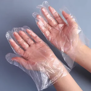 Household Disposable PE Plastic Hand Gloves Powder Free Food Grade