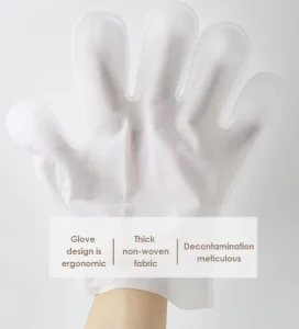 Household Dry Wet Dust Removal Gloves Disposable Pet Cleaning Glove Non Woven No Wash Cleaning Cloth Gloves