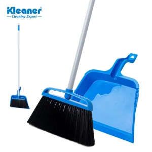 Household Dustpan and Broom Set with Removable Foam Blade Broom Set