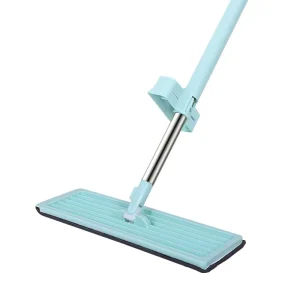 Household Flat Mop with Eco Friendly PP Stainless Steel Fiber Single Cloth for Efficient Cleaning for Home Living Room