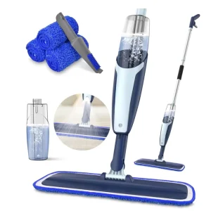 Household Flat Spray Mop 360 Rotary Floor Cleaning Tools Hand-free Microfiber Mops