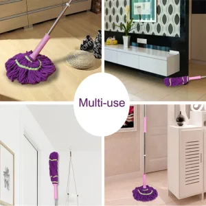Household Floor Cleaning Microfiber Spin Mop 360 Rotating Clean Spin Magic Mop