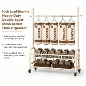 Household Friendly Stable 32mm Pipe Storage Furnishing for Multi tenant Collective Living Space Freestanding Wardrobe Stand