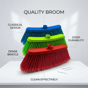 Household Full Broom Set Mquinas Para Palos De Escoba Limpieza Escobas Para Barrer Brooms China with Wooden Mop Handle