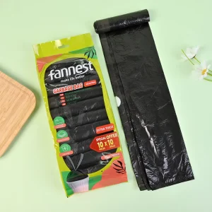 Household Garbage Bags Combo Pack 10 Rolls 100pcs 45x50cm Extra Thick Drawstring Trash Bags