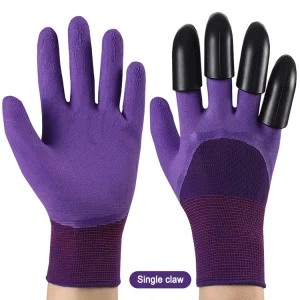 Household Gardening Gloves Protection Gloves One Hand with Claws Thickened Protective Garden Gloves
