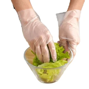 Household HDPE LDPE Clear Color Plastic Polythene Disposable Glove Plastic Gloves