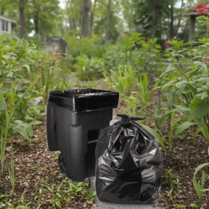 Household High Quality Plastic Big 50L 80L 100L 120L 240L Heavy Duty Black Trash Bag Contractor Garbage Bin Liner