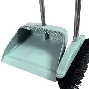 Household Indoor Cleaning Broom Non-stick Hair Plastic Stainless Steel Soft Hair Broom Set
