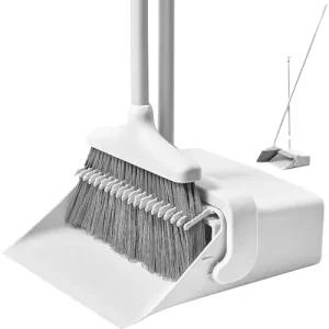 Household Items Supplies Floor Sweeping Cleaning Tools Plastic Folding Broom and Dustpan Set for Home