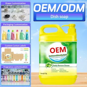 Household Kitchen Dish Soap Liquid Cleaning Product Disposable Lemon Fragrance Spot & Bottle Cleaner Cleaning Products