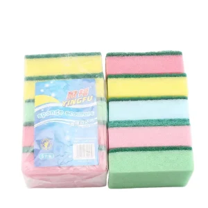 Household Kitchen Dishes Cleaning Sponge Scouring Pad