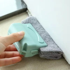Household Magical Cleaning Slide Tools Floor Trough Ditch Dust Wiper Brushes Cleaning Window Cleaning Brush
