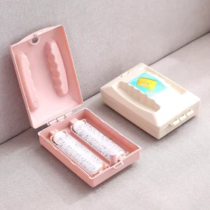 Household Manual Dual Roller Lint Brush for Carpet Sofa Dust & Hair Removal Eco friendly Cleaning