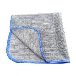 Household Microfiber Kitchen Cleaning Cloths Micro Fiber Detailing Drying Dish Rag Car Wash Towel Yellow