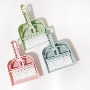 Household Miscellaneous Brush Keyboard Brush Desktop Mini Broom Set Small Keyboard Cleaning Brush With Dustpan