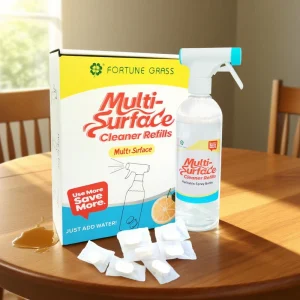 Household Multi-Surface Cleaning Spray Tablets with Water Bottle
