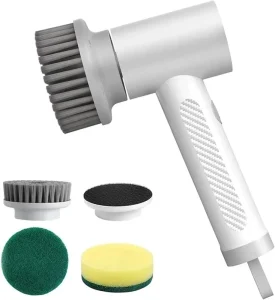 Household Multi function Cleaning Tools Accessories Kitchen Dish Washing Brush Wireless Electric Spin Cleaning Brush OEM
