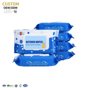 Household Multi-purpose Disposable Non Woven Manufacturer Kitchen Cleaning Wet Wipes