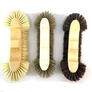 Household New Design Wooden Big Broom Natural Sweeping Cleaning Brush Floor Garden Ground Factory Supply Tampico Horse Bristles