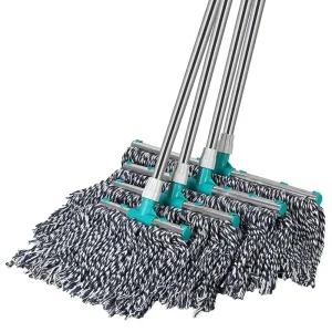 Household Old fashioned Flat Cotton Mop Commercial Floor Use Dry Wet Stainless Steel China Dormitory Restaurant Classroom Mop