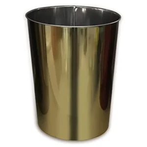 Household Open Top Metal Waste Bin Home Kitchen Office Dustbin Trash Can Garbage Bin