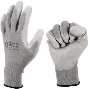 Household Personality Handrail Work Gloves Nylon Grey Working Gloves Stretchy Labor Gloves