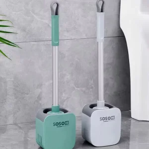 Household Plastic TPR Cleaner Brush Plunger and Toilet Brush and Holder Set for Bathroom