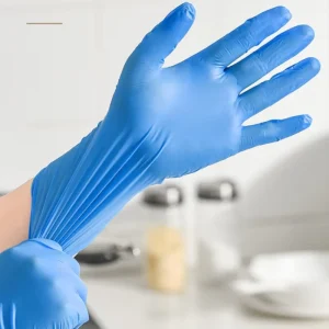 Household Restaurant Use Waterproof Powder Free Latex Free Disposable Nitrile Gloves for Kitchen Food Handling