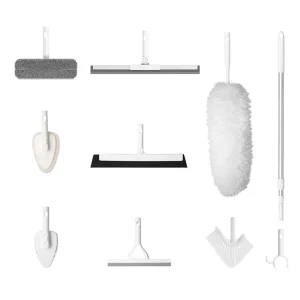 Household Retractable Cleaning Tools Searies Brushes dusters Crevice Cleaners Multi Cleaning Kit with Same Pole